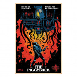 Stranger Things 4 plagát Pack Chapter 9 The Piggback 61 x 91 cm (4)